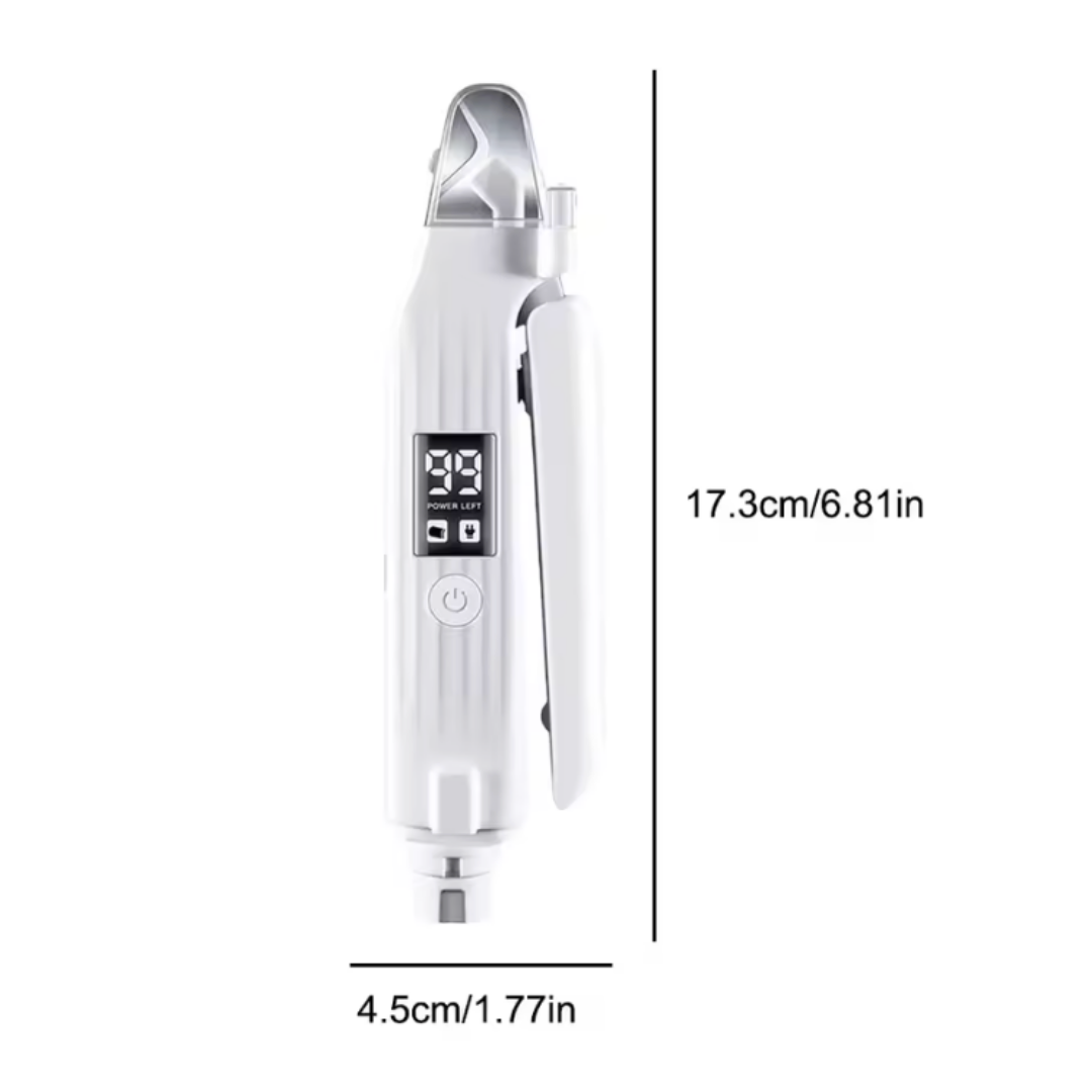 Pet Nail Clipper + Electric Grinder (2-in-1) with LED Light